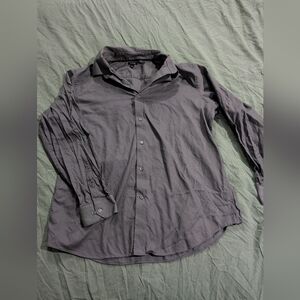 Men's Apt 9 100% Cotton Mens Button Down. Gray. Size XL